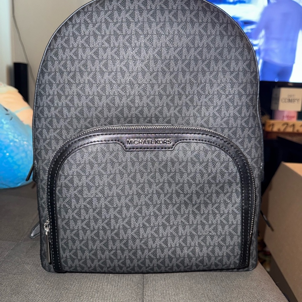 Michael Kors Black Unisex Backpack